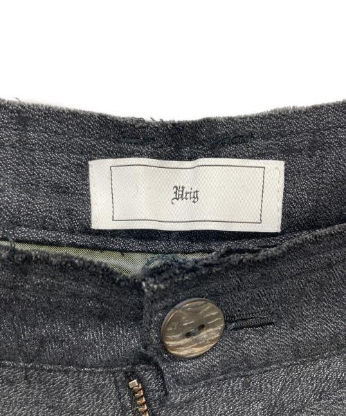 Urig（ウーリッヒ）Urig (ウーリッヒ) R.NEP SCHADEN 3TUCK PANTS ブラック サイズ:2の古着・服飾アイテム