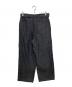Urig (ウーリッヒ) R.NEP SCHADEN 3TUCK PANTS ブラック サイズ:2：15000円