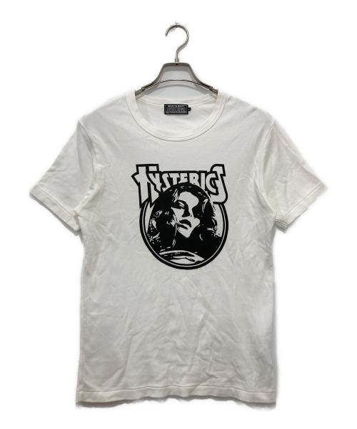 Hysteric Glamour（ヒステリックグラマー）Hysteric Glamour (ヒステリックグラマー) ENDLESS ROCK Tシャツ ホワイト サイズ:Lの古着・服飾アイテム
