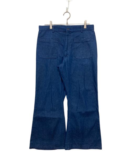 U'S NAVY（ユーエスネイビー）U'S NAVY (ユーエスネイビー) フレアパンツ インディゴ サイズ:33Rの古着・服飾アイテム