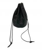 arts&craftsアーツアンドクラフツ）の古着「巾着ショルダーバッグ」｜ブラック