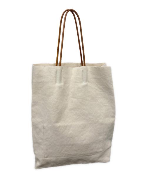 amiacalva（アミアカルヴァ）amiacalva (アミアカルヴァ) トートバッグ ベージュの古着・服飾アイテム