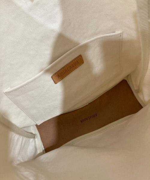 amiacalva（アミアカルヴァ）amiacalva (アミアカルヴァ) トートバッグ ベージュの古着・服飾アイテム