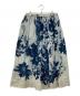 45R（フォーティファイブ・アール）の古着「アネモネバードプリントのイージーギャザースカート」｜ブルー