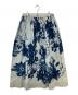 45R (フォーティファイブ・アール) アネモネバードプリントのイージーギャザースカート ブルー サイズ:下記参照：50000円