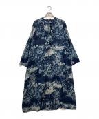 45Rフォーティファイブ・アール）の古着「アイリーアロハプリントのドレス」｜ブルー