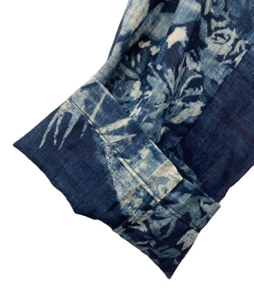 45R（フォーティファイブ・アール）45R (フォーティファイブ・アール) アイリーアロハプリントのドレス ブルー サイズ:下記参照の古着・服飾アイテム