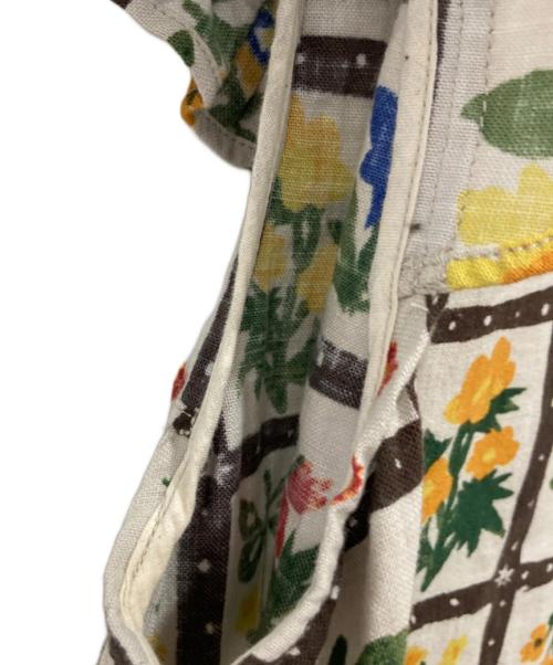 45R（フォーティファイブ・アール）45R (フォーティファイブ・アール) インドカディフルールシャンブルプリントのドレス ベージュ サイズ:下記参照の古着・服飾アイテム