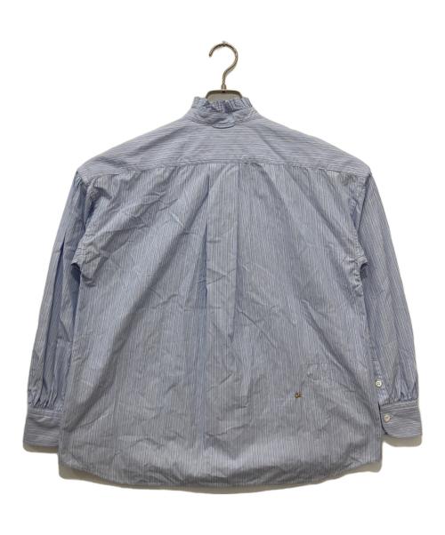 45R（フォーティファイブ・アール）45R (フォーティファイブ・アール) 180番三子の長袖クッペボウタイシャツ ブルー サイズ:2の古着・服飾アイテム