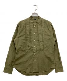 45R（フォーティファイブ・アール）の古着「ダンプのピンタックプティローファーシャツ」｜カーキ