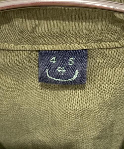 45R（フォーティファイブ・アール）45R (フォーティファイブ・アール) ダンプのピンタックプティローファーシャツ カーキ サイズ:2の古着・服飾アイテム