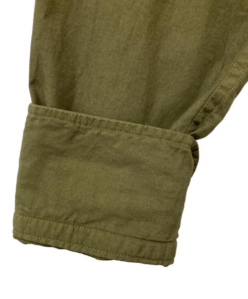 45R（フォーティファイブ・アール）45R (フォーティファイブ・アール) ダンプのピンタックプティローファーシャツ カーキ サイズ:2の古着・服飾アイテム