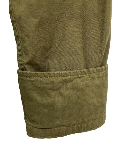 45R（フォーティファイブ・アール）45R (フォーティファイブ・アール) ダンプのピンタックプティローファーシャツ カーキ サイズ:2の古着・服飾アイテム