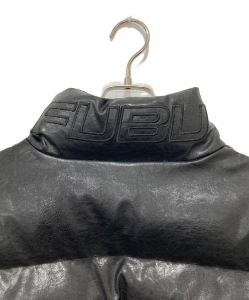FUBU（フブ）FUBU (フブ) ECO LEATHER PUFFER JACKET ブラック サイズ:Lの古着・服飾アイテム