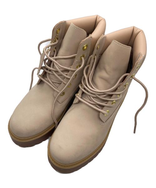 Timberland（ティンバーランド）Timberland (ティンバーランド) 6 IN LACE WATERPROOF BOOT ピンク サイズ:24.5の古着・服飾アイテム