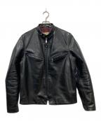Schottショット）の古着「641XXH HORSEHIDE CAFE RACER レザージャケット」｜ブラック