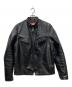 Schott（ショット）の古着「641XXH HORSEHIDE CAFE RACER レザージャケット」｜ブラック