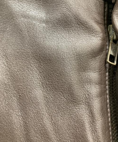 GAP（ギャップ）GAP (ギャップ) レザーパンツ ブラウン サイズ:34の古着・服飾アイテム