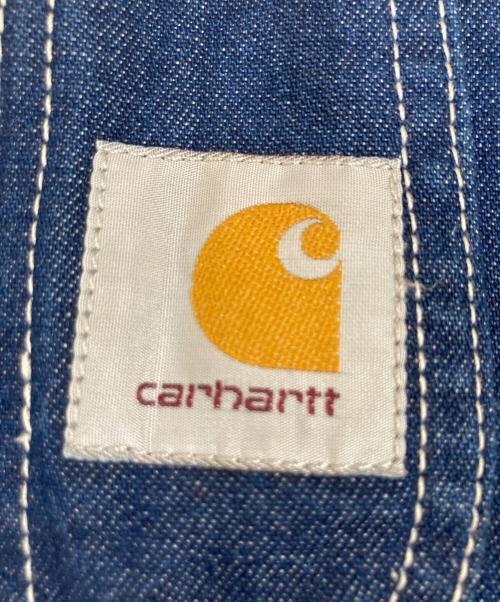 Carhartt WIP（カーハート ワーク イン プログレス）Carhartt WIP (カーハート ワークインプログレス) デニムオーバーオール インディゴ サイズ:71ｃｍ（W28）の古着・服飾アイテム