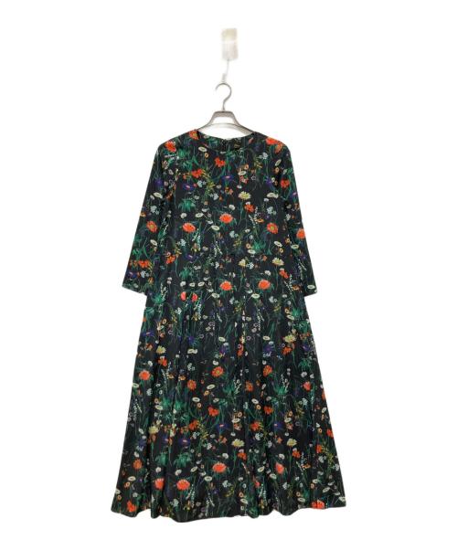 TRUNO by NOISE MAKER（トルノバイノイズメーカー）TRUNO by NOISE MAKER (トルノバイノイズメーカー) ボタニカル花柄ワンピース ブラック サイズ:Fの古着・服飾アイテム