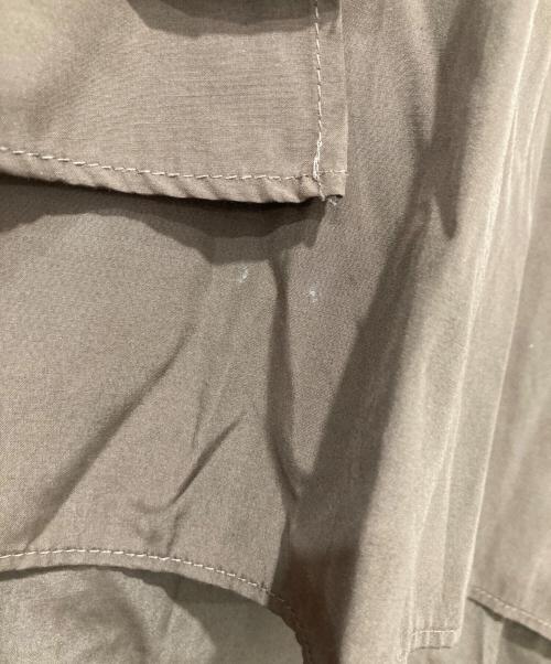 machatt（マチャット）machatt (マチャット) アシンメトリーフリルブラウス ブラウン サイズ:Fの古着・服飾アイテム