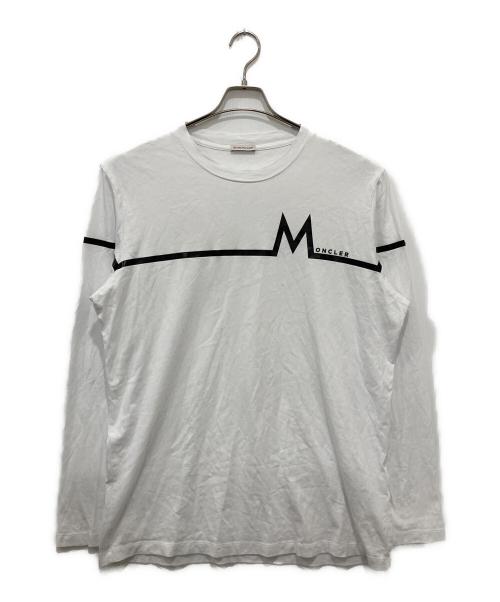 MONCLER（モンクレール）MONCLER (モンクレール) LS TSHIRT ホワイト サイズ:XLの古着・服飾アイテム
