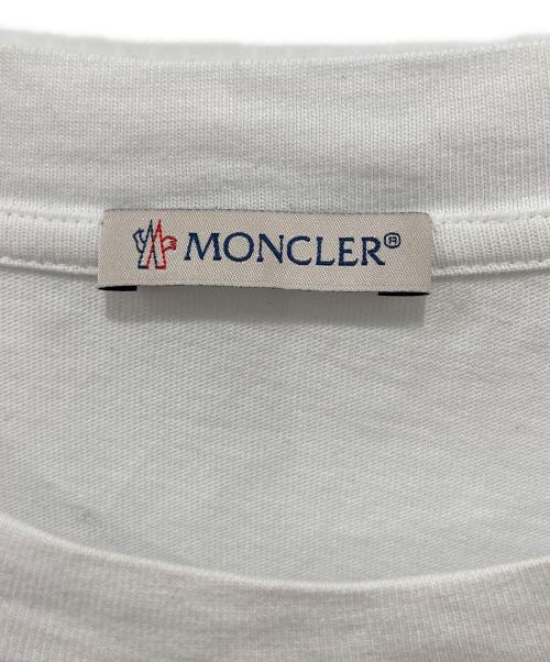 MONCLER（モンクレール）MONCLER (モンクレール) LS TSHIRT ホワイト サイズ:XLの古着・服飾アイテム