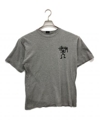 中古・古着通販】stussy (ステューシー) シャドーマンTシャツ/USA製/紺 
