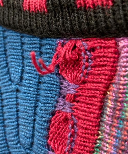 TUNDRA（ツンドラ）TUNDRA (ツンドラ) Bachrach (バカラック) 3Dニット マルチカラー サイズ:下記参照の古着・服飾アイテム