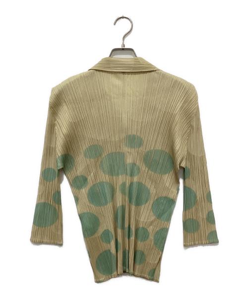 PLEATS PLEASE（プリーツプリーズ）PLEATS PLEASE (プリーツプリーズ) プリーツシャツ ベージュ サイズ:4の古着・服飾アイテム