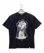 kolor/BEACONカラービーコン）の古着「出火吐暴威Tシャツ」｜ブラック