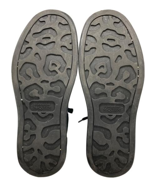 ALEXANDER McQUEEN（アレキサンダーマックイーン）ALEXANDER McQUEEN (アレキサンダーマックイーン) 厚底キャンバススニーカー ブラック サイズ:40の古着・服飾アイテム