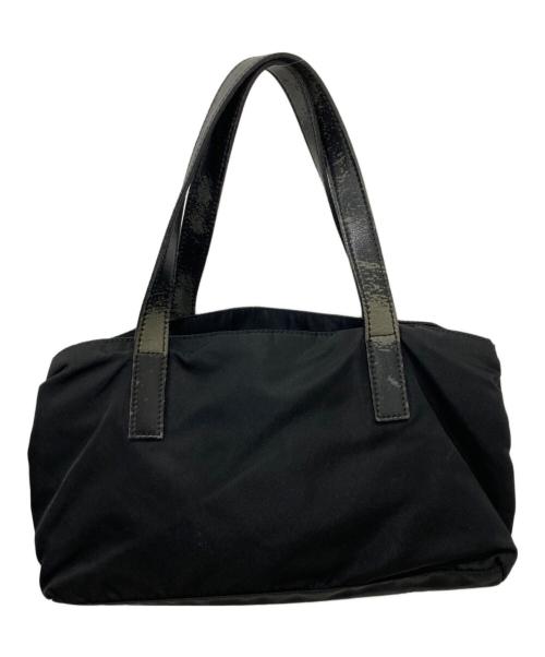 PRADA（プラダ）PRADA (プラダ) ナイロンハンドバッグ ブラックの古着・服飾アイテム