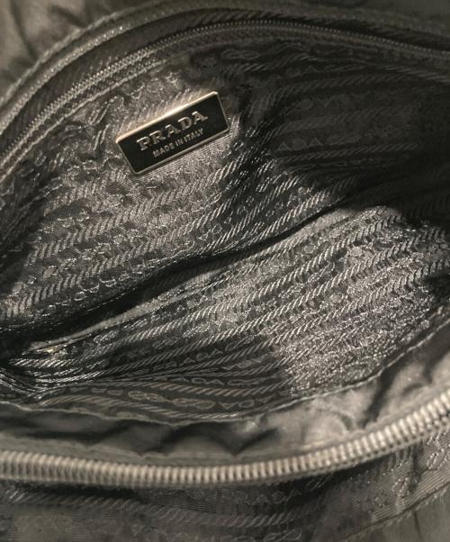 PRADA（プラダ）PRADA (プラダ) ナイロンハンドバッグ ブラックの古着・服飾アイテム