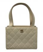 CHANELシャネル）の古着「マトラッセトートバッグ」｜ベージュ