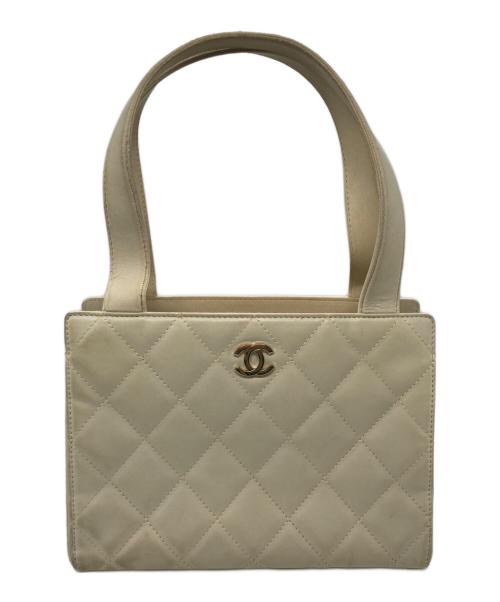 CHANEL（シャネル）CHANEL (シャネル) マトラッセトートバッグ ベージュの古着・服飾アイテム