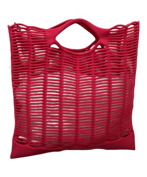 GOOD GOODS ISSEY MIYAKE（グッドグッズ イッセイミヤケ）GOOD GOODS ISSEY MIYAKE (グッドグッズ イッセイミヤケ) MOKKOハンドバッグ ピンクの古着・服飾アイテム