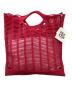GOOD GOODS ISSEY MIYAKE（グッドグッズ イッセイミヤケ）の古着「MOKKOハンドバッグ」｜ピンク