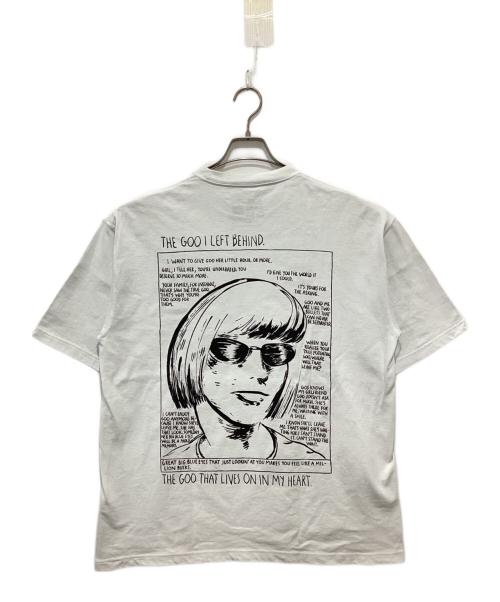 SONIC YOUTH（ソニックユース）SONIC YOUTH (ソニックユース) FREAK'S STORE (フリークストア) プリントTシャツ ホワイト サイズ:Lの古着・服飾アイテム
