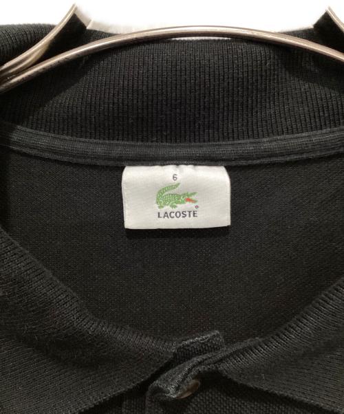 LACOSTE（ラコステ）LACOSTE (ラコステ) ポロシャツ ブラック サイズ:6の古着・服飾アイテム