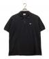 LACOSTE（ラコステ）の古着「ポロシャツ」｜ブラック