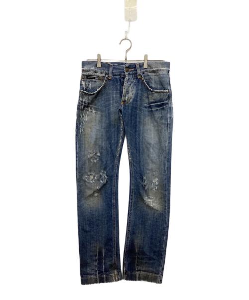 DOLCE & GABBANA（ドルチェ＆ガッバーナ）DOLCE & GABBANA (ドルチェ＆ガッバーナ) デニムパンツ インディゴ サイズ:44の古着・服飾アイテム