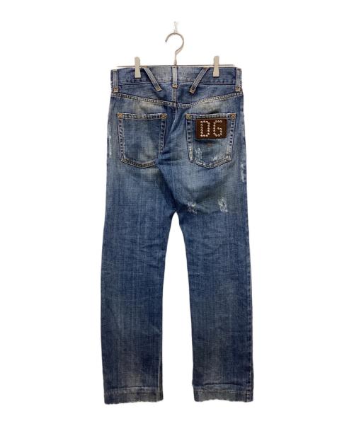 DOLCE & GABBANA（ドルチェ＆ガッバーナ）DOLCE & GABBANA (ドルチェ＆ガッバーナ) デニムパンツ インディゴ サイズ:44の古着・服飾アイテム