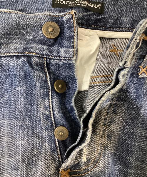 DOLCE & GABBANA（ドルチェ＆ガッバーナ）DOLCE & GABBANA (ドルチェ＆ガッバーナ) デニムパンツ インディゴ サイズ:44の古着・服飾アイテム