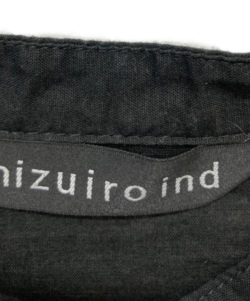 mizuiro-ind（ミズイロインド）mizuiro-ind (ミズイロインド) バンドカラーコクーンシャツ ブラック サイズ:記載なしの古着・服飾アイテム