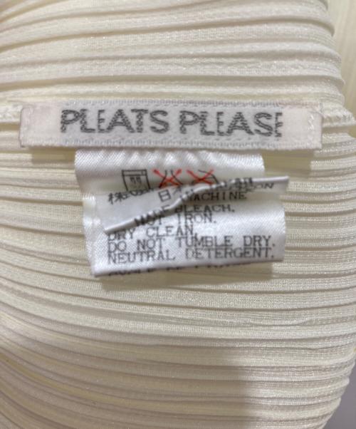 PLEATS PLEASE（プリーツプリーズ）PLEATS PLEASE (プリーツプリーズ) プリーツカットソー ベージュ サイズ:3の古着・服飾アイテム