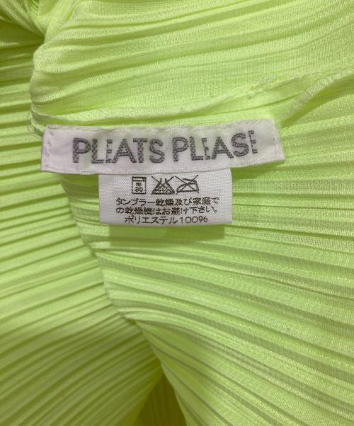 PLEATS PLEASE（プリーツプリーズ）PLEATS PLEASE (プリーツプリーズ) プリーツノースリーブカットソー グリーン サイズ:4の古着・服飾アイテム