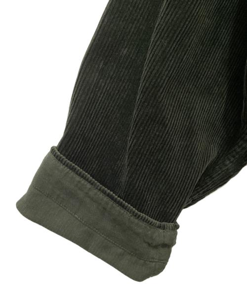 45R（フォーティファイブ・アール）45R (フォーティファイブ・アール) 9ウェルコーデュロイのジャンパードレス カーキ サイズ:下記参照の古着・服飾アイテム