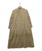 45Rフォーティファイブ・アール）の古着「コンパクトダンプのピンタックシャツドレス」｜ベージュ