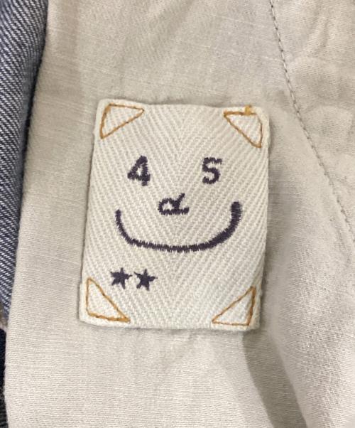 45R（フォーティファイブ・アール）45R (フォーティファイブ・アール) モンプデニムのペインタースカート インディゴ サイズ:2の古着・服飾アイテム